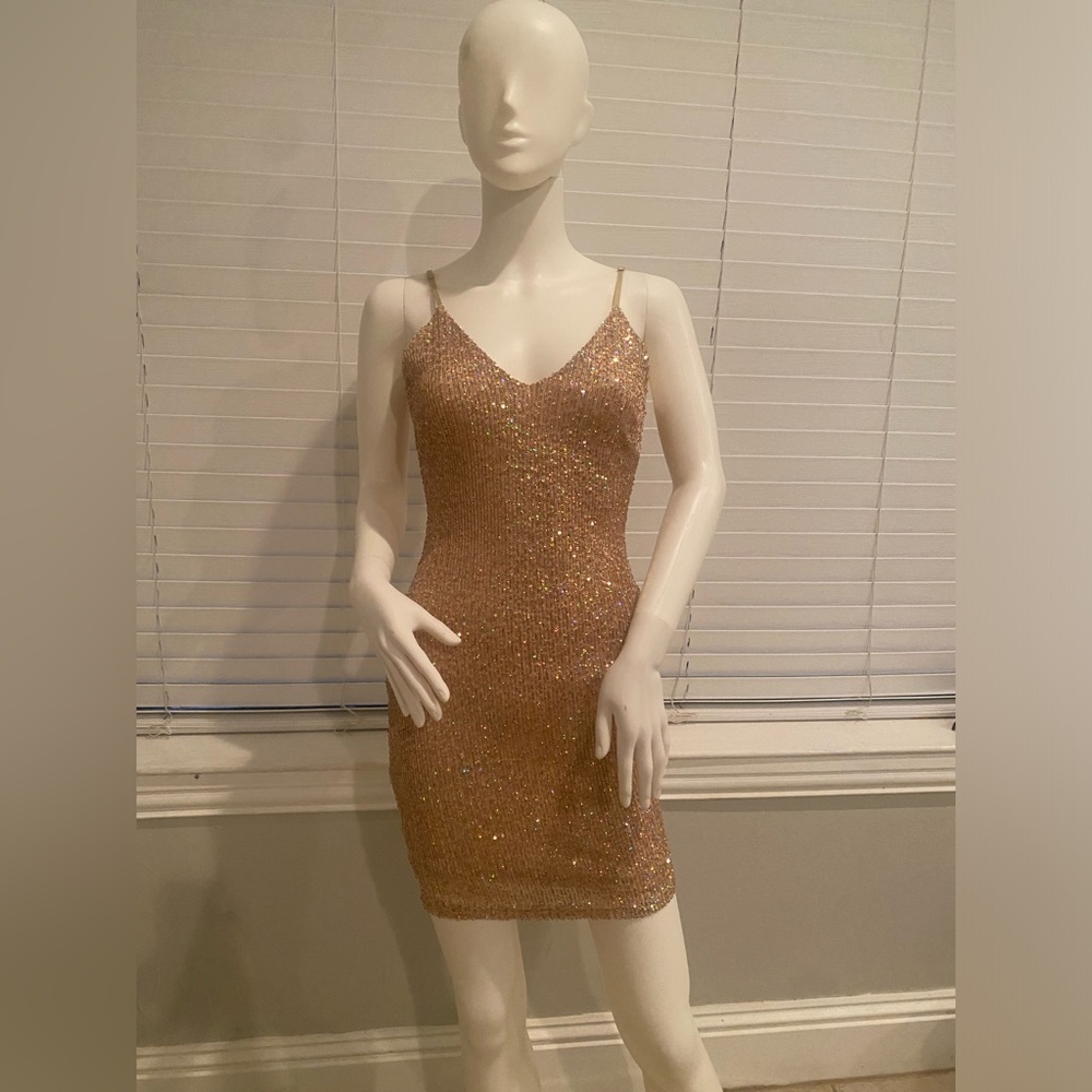 HOCO sequin dress